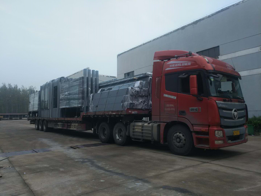 2018.9.19 山東文登公交站臺(tái)、候車亭發(fā)貨