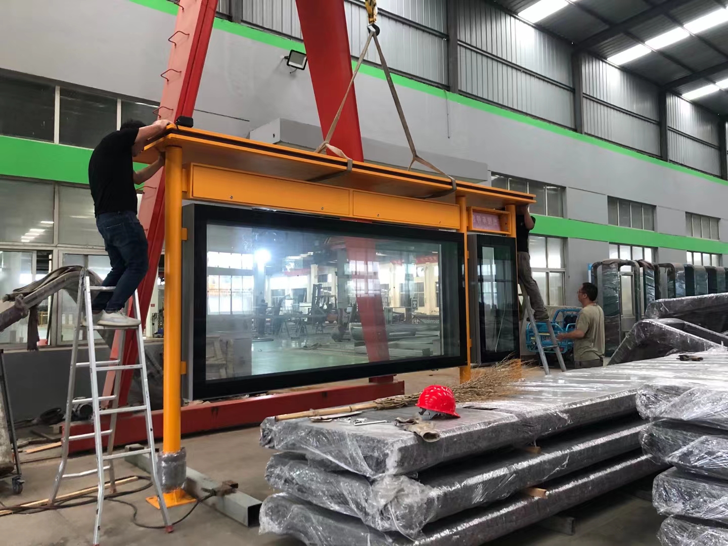 【2021年7月27日】陜西公交站臺(tái)、候車亭發(fā)貨